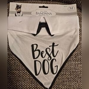 NWT BEST DOG MD pet wedding bandana